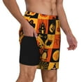 thumbnail image 3 of Haiem Halloween Banner Symbols Men'S Quick-Dry Swim Trunks: Comfortable Beach Shorts With Mesh Lining And Pockets - Ideal For Swimming And Sunbathing Xx-Large, 3 of 9