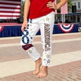 thumbnail image 2 of Baby Pants Kids 250Th Anniversary Independence Day Print Athletic Trousers Light Blue 3-4 Years, 2 of 5