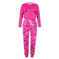 thumbnail image 6 of JGGSPWM 2 Piece Valentines Sweatsuits for Women Casual Active Wear Outfit Jogger Set CuteHeart Print Spring Fashion 2024 Matching Pajama Pjs Lounge Wear Hot Pink XXL, 6 of 6