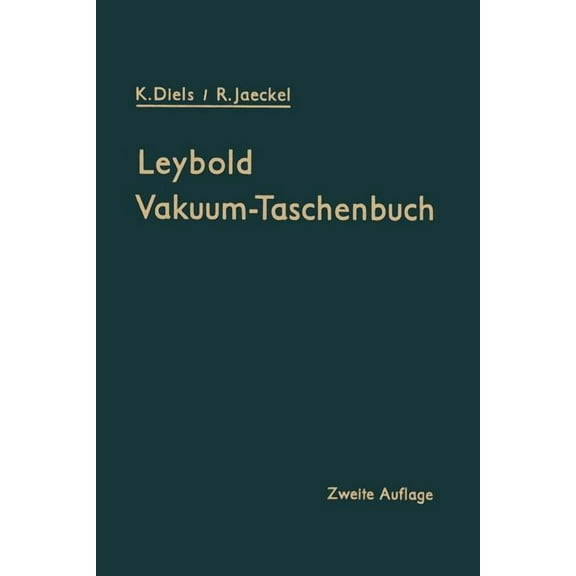 Leybold Vakuum-Taschenbuch, (Paperback)