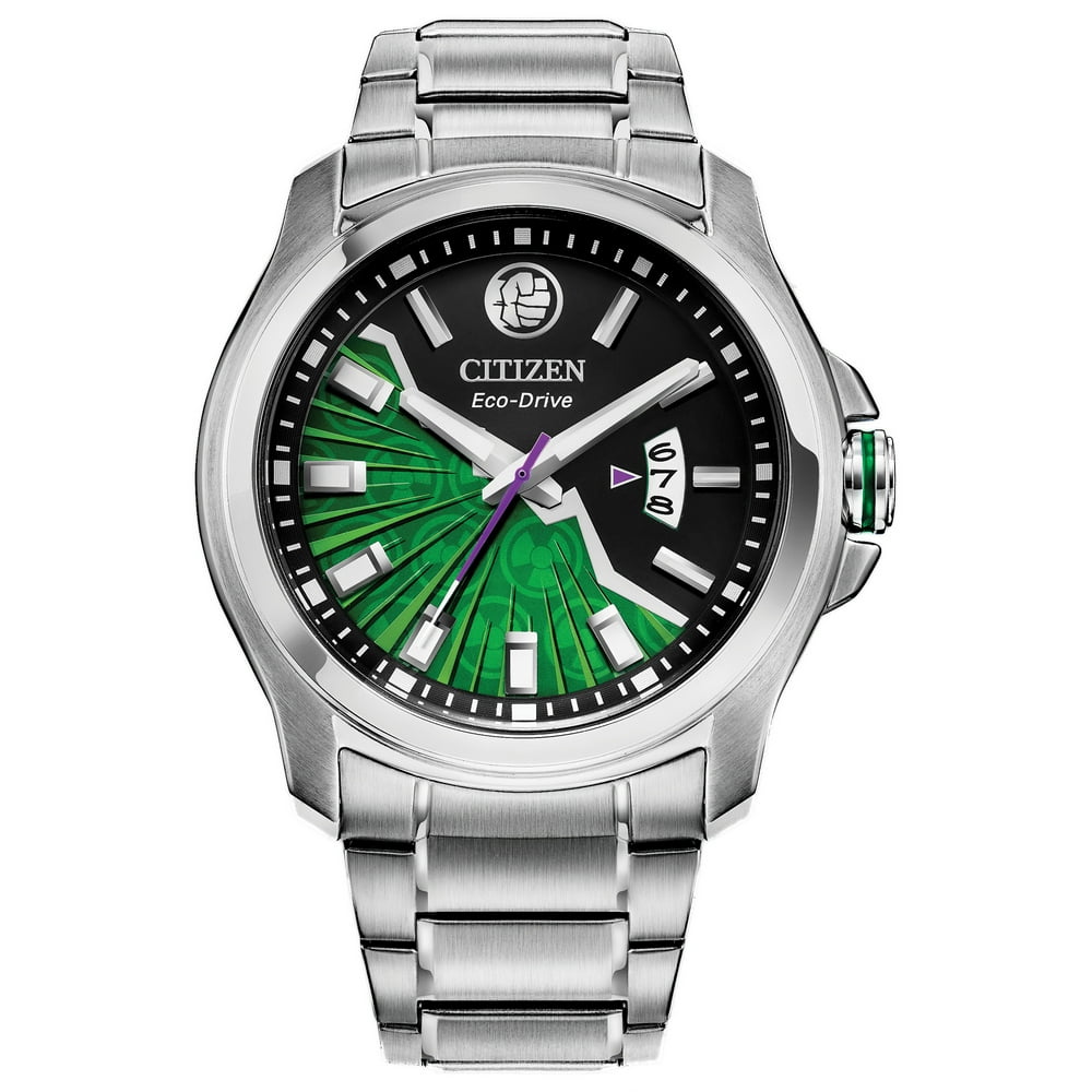 CITIZEN Citizen Men's EcoDrive Marvel Hulk Smash Stainless Steel