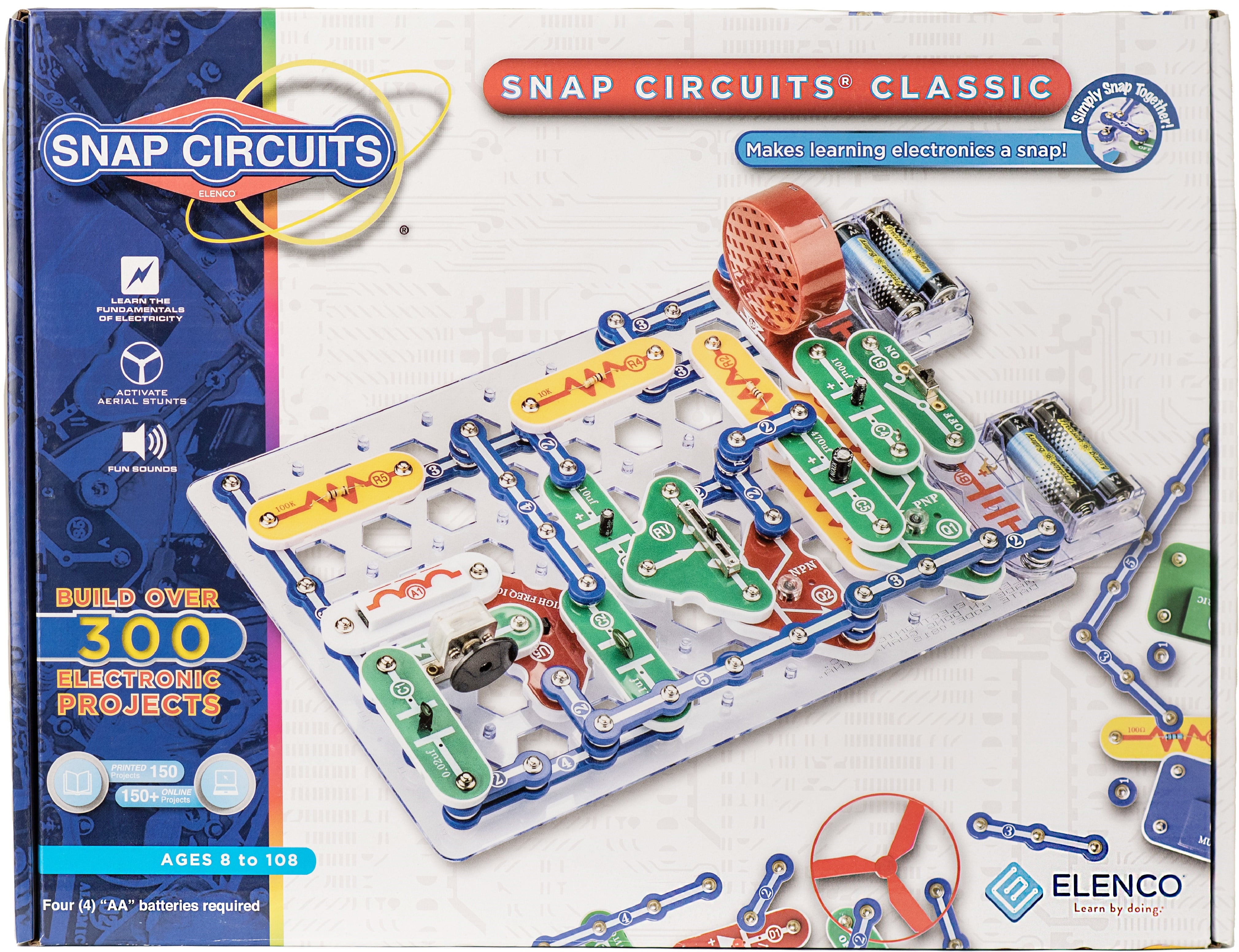Snap Circuits Classic | STEM Toy for Kids 8+ | Over 300