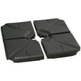 thumbnail image 1 of Outsunny Base de Parasol 4 Pcs avec Verrouillage en U, Noir, 1 of 10