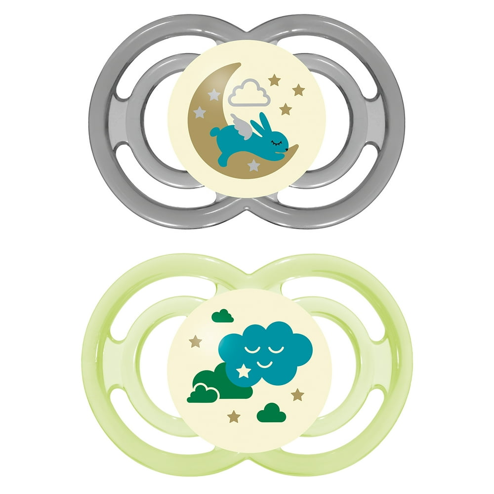 MAM Glow In The Dark Pacifiers, Baby Pacifier 16+ Months, Best Pacifier
