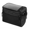 thumbnail image 2 of Soidarity Bolsa para manillar de bicicleta Bolsillos laterales dobles delanteros Organizador de bolsa impermeable Ciclismo Negro Soidarity OD021960-01B, 2 of 6