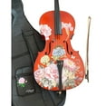 thumbnail image 4 of Floral Garden Cello Outfit w Brazilwood Bow Case Crystal Fine Tuners Rosin Strings Set Up, 4 of 4