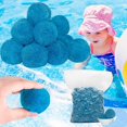thumbnail image 3 of Hyasfey Swimming Pool Filter Balls Eco-Friendly Fiber Balls for Pool Filtering Reusable High Filtration Strainer Ball for Fish Tanks Swimming Pools, 3 of 7