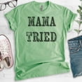 thumbnail image 2 of Mama Tried T-shirt, Unisex Women's Shirt, Southern Girl Shirt, Wild Child Shirt, Wild Girl Shirt, Heather Apple Green, Small, 2 of 6