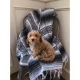 thumbnail image 2 of Colcha mexicana Blanket Del Mex Classic, 178 x 127 cm, tejida a mano, 2 of 7