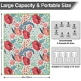 thumbnail image 5 of Picnic Blanket Waterproof 80"x60" Large Outdoor Foldable Floral Rose Thicker Machine Washable Beach Blanket Waterproof Picnic Mat Portable for Picnics, Camping, 5 of 6