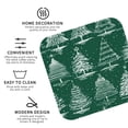 thumbnail image 3 of Yiaed Christmas Trees Print Leather Coasters for Drinks - Cup Coasters Coffee Table Kitchen Table Bar, Home & Office Gifts Handmade Drink Coasters-Square, 3 of 6