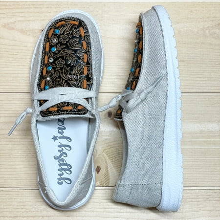 

Gypsy Jazz Vivian Natural Slip On Shoes