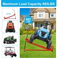 thumbnail image 6 of Lawn Mower Lift Jack, Lifting Platform 882 Lbs Capacity Telescopic Maintenance Jack with Manual Handle and Power Tool Extension Handle, Ride on Lawn Mower for Garden Tractors & Riding Lawn Mower, 6 of 6