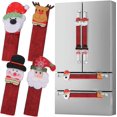 thumbnail image 1 of Refrigerator Door Handle Covers Set Of 8, Christmas New Year, 1 of 5