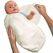 Kiddopotamus - Swaddle Me Microfleece Adjustable Wrap, Ivory