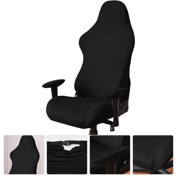 IDEANATEGRATE 1Set Comfortable Stretch Chair Wrap for Computer Room Gaming Chair with Armrest Protector