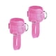 thumbnail image 1 of Correa de tobillo para máquinas de cable, bandas de resistencia, puños de retroceso, neopreno cómodo Rosa Con Rejilla, 1 of 9