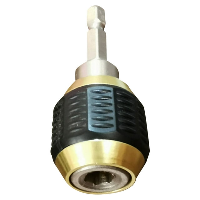Shisuyan Mandrin de Perceuse 60mm Tournevis Hexagonal Adaptateur de Perceuse à Impact Outil de Forage Hexagonal 1/4 pour Perceuse Électrique