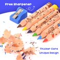 thumbnail image 3 of Colored Pencils East 12 Short para niños con sacapuntas, 3 of 6