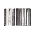 thumbnail image 3 of Grey Cotton Striped Door mat Rug Indoor - 2x3' Entrance Entryway Rug Non Slip Kitchen Bath Mat Home Décor, (24 x 36"), 3 of 7