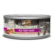 Angle View: Merrick Backcountry Turkey Pate Wet Cat Food, 5.5 oz., Case of 24