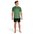 thumbnail image 5 of Men's Speedo 7748287 Baybreeze Short Sleeve Swim Shirt (Peacoat L), 5 of 5