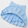 thumbnail image 3 of Girls Women High Waisted Plain Pleated Skirt Skater Tennis School Uniforms A-line Mini Skirt WithPink Skirt Pants2XL, 3 of 5