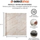 thumbnail image 2 of Papel Tapiz Azulejo Mármol Rollo Vinil Adhesivo 10m X 60cm Beige con Cafe Piedra, 2 of 7