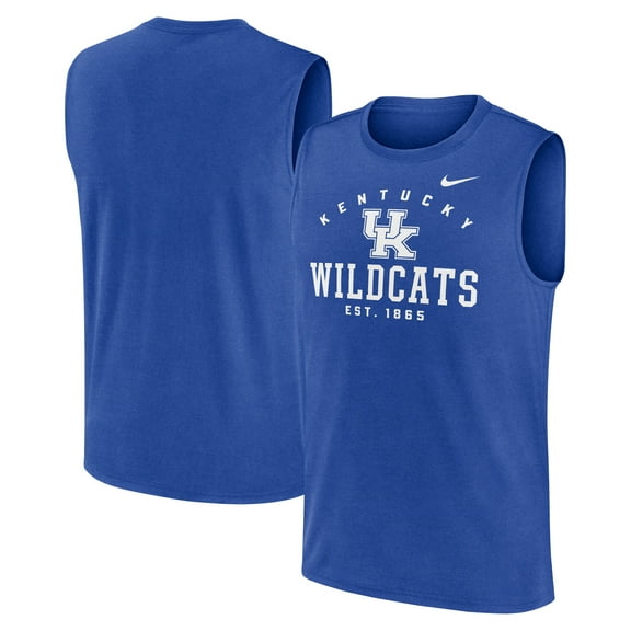 Men's Nike Royal Kentucky Wildcats Primetime Legend Dri-FIT Muscle Tank Top