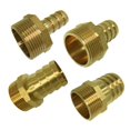 thumbnail image 3 of Adaptador de conector de conexión de manguera de lengüeta de latón rosca de tubo macho G11/4in/DN32/40mm Barb Dia de 19mm Import Product Conector de acoplador de púas de latón, 3 of 8