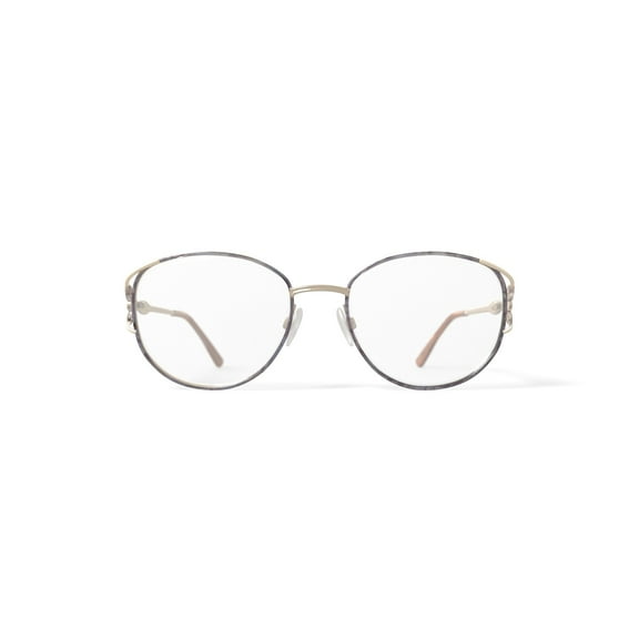 Sophia Loren Women's M48 Round Prescription Eyeglasses with Case, Beige