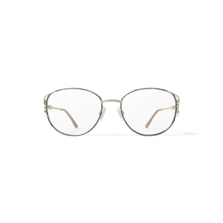 Sophia Loren Women's M48 Round Prescription Eyeglasses with Case, Beige