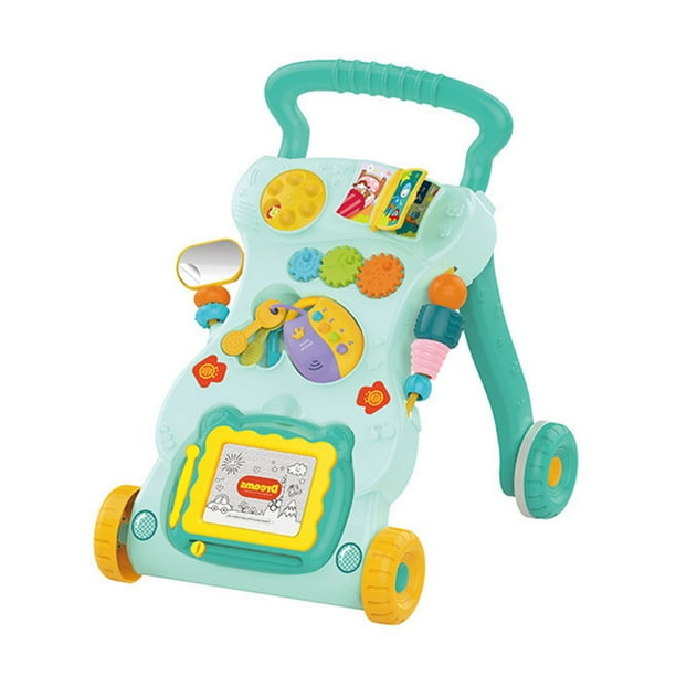 Sit to Stand Baby Learning Walker with Wheels, Baby Activity Walker, 2