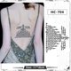 thumbnail image 1 of Pegatinas de tatuajes con escrituras budistas tailandesas, resistentes al agua, de larga duración, de alto valor estético, diseño de jugo de hierbas de media manga para hombres, 1 of 4