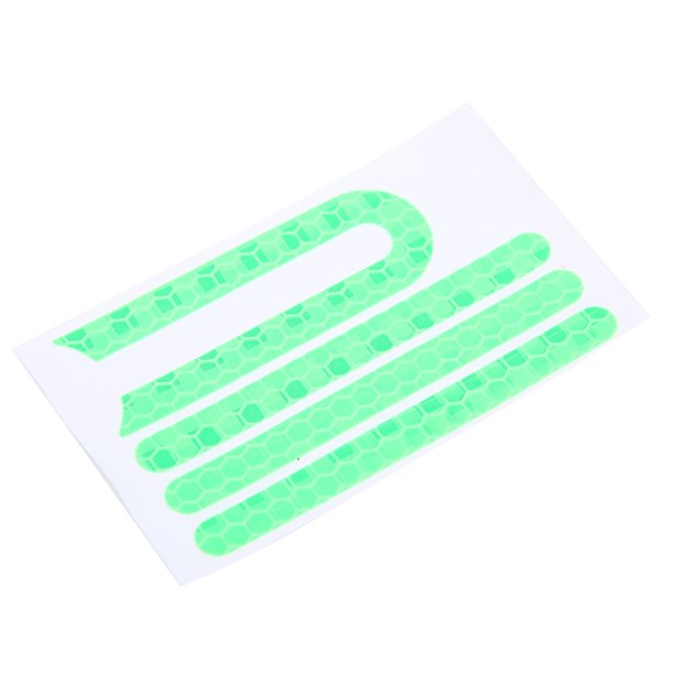 Adhesivo Reflectante Para Patinete, Pegatinas De Tira, Adhesivo Reflectante Para Rueda De Patinete Eléctrico En Forma De U A Prueba De Polvo Para Bicicleta Para Exteriores ANGGREK BI2716
