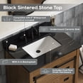 thumbnail image 6 of DELUXE LIVING 30" Bathroom Vanities with Sink, Fully Assembled Farmhouse Freestanding Storage Vanity&nbsp;Cabinet, Brown Oak, 6 of 8