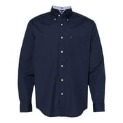 Tommy Hilfiger Mens Polka Dot Shirt - 13H4417, 3XL, Navy Blazer