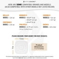 thumbnail image 3 of Air Fryer Parchment Paper Liners Compatible with , Cosori, Dash, Nuwave, Philips and more | Bleached Square Perforated Air Fryer Liners for Pans, Trays and Air Fryer Baskets, 3 of 6