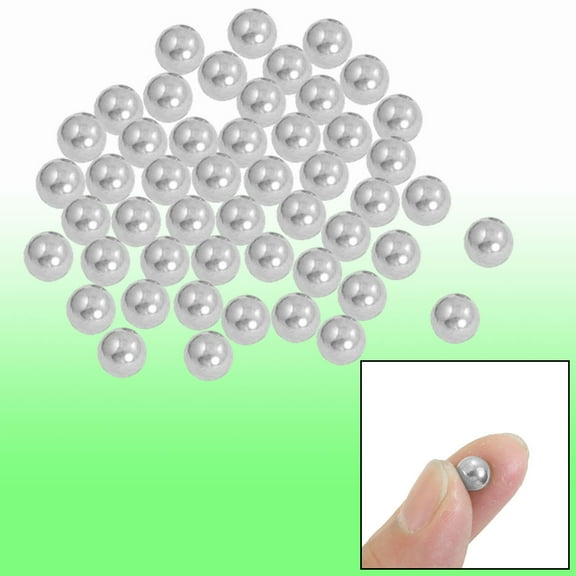 50 Pcs Replacing Parts 7mm Diameter Bike Bicyle Steel Ball Bearing