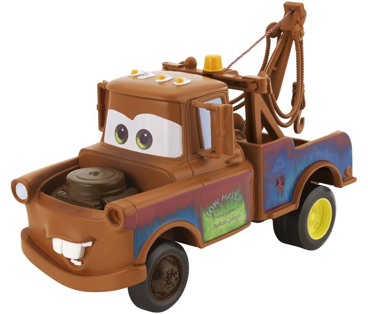 Disney cars mater heat transfer iron on tow truck 2.5 to 8 inch 