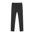 thumbnail image 3 of Duqingm Girls Leggings with Pockets Athletic High Waisted Kids Workout Active Dance Running Yoga Pants (Black,5-6 Years), 3 of 6