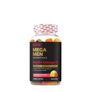 GNC Mega Men® Multivitamin + Omega-3 Gummies, 60 Gummies, Vitamins & Minerals For Men