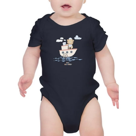 

Cute Sailor Lion On Steamboat Bodysuit Infant -Image by Shutterstock 18 Months