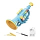 thumbnail image 1 of Juguete musical de saxofón, juguete USB para saxofón y clarinete, juguete educativo para ejercitar los dedos. Trompeta Azul, 1 of 8