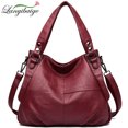 thumbnail image 2 of Bolso de mano de cuero de alta calidad, bolsos cruzados casuales para mujer, nuevos bolsos de hombro de gran capacidad, bolso de mano de viaje para mujer 2024, 2 of 5