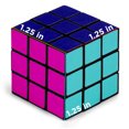 thumbnail image 6 of Puzzle Cube Party | Mini Retro Neon Speedcubes with Keychain | Perfect Goodie Bag filler, Pinata Stuffer | Sensory fidget toy | 12 Pack, 6 of 7