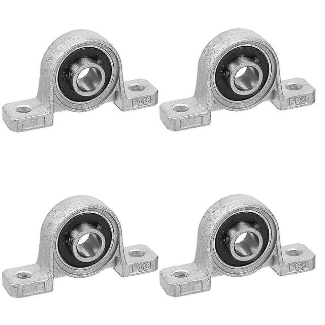 4 Pcs Bearing Housing Flange Bearing 8mm Kp08 Ball Bearing Block Pillow Block Bearing For Spare Par