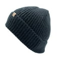 thumbnail image 3 of Empire Cove Womens Ribbed Knit Cuff Beanie Black, 3 of 4