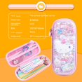 thumbnail image 1 of Sanrio-estuche de lápices de Hello Kitty, gran capacidad, Eva, dibujos animados bonitos, impermeable, inastillable, suministros escolares, papelería Se Fivean unisex, 1 of 2