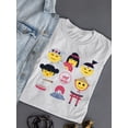 thumbnail image 3 of Japanese Emoji Icons - Cute Cultural Set Graphic Women's T-shirt, 3 of 4